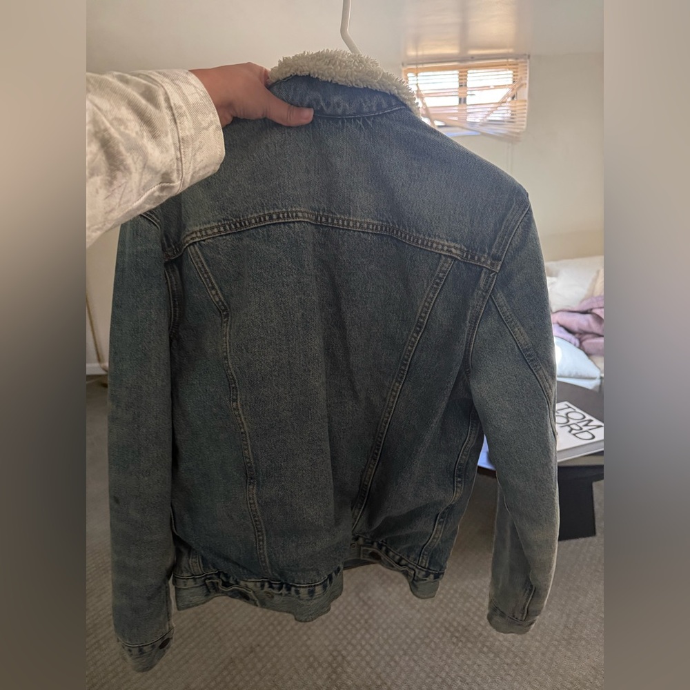 Levi's Blue Denim Jacket with Cream Lining